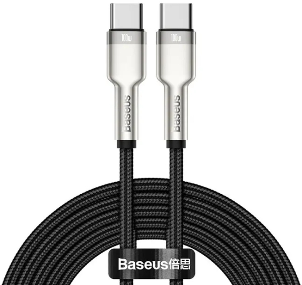 Купить Кабель Baseus Cafule (CATJK-D01) USB-C/USB-C 100W 2m (Black)